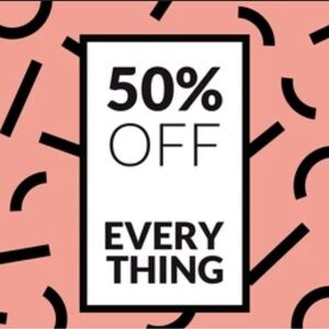 50% Off Graphic Poster